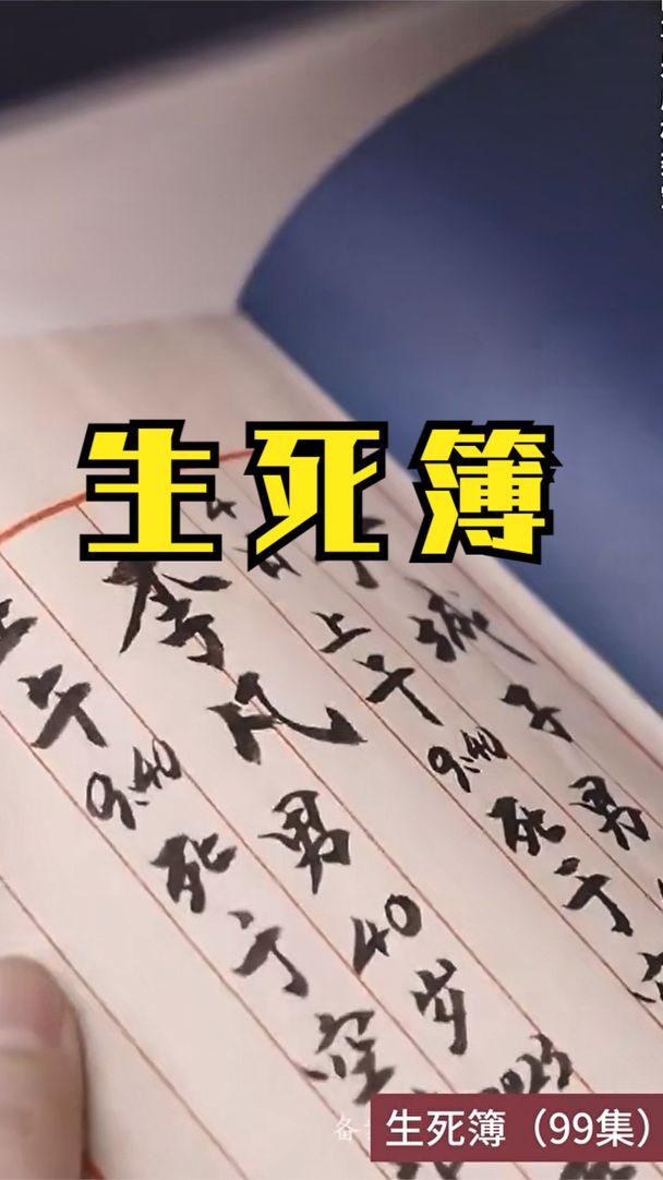 生死簿海报