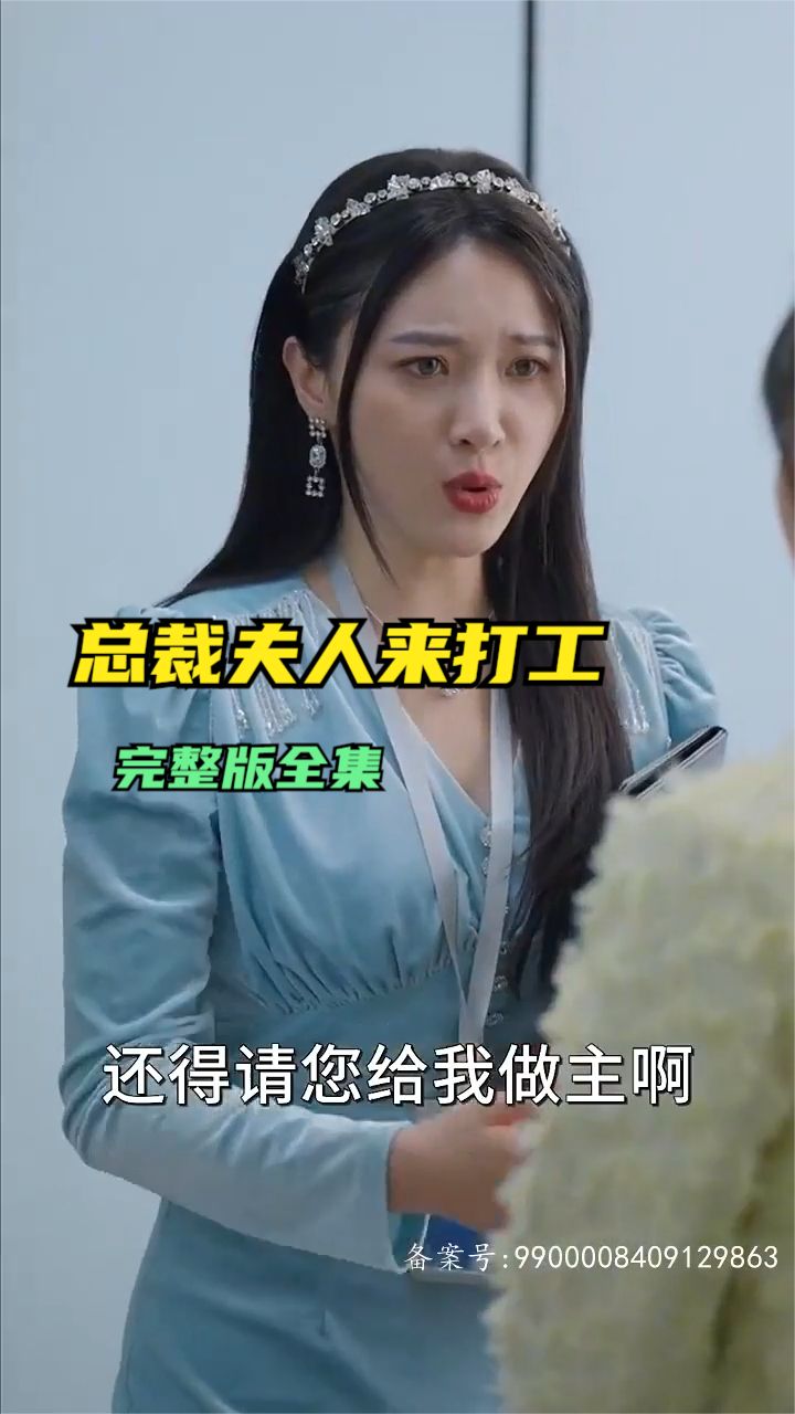 总裁夫人来打工海报