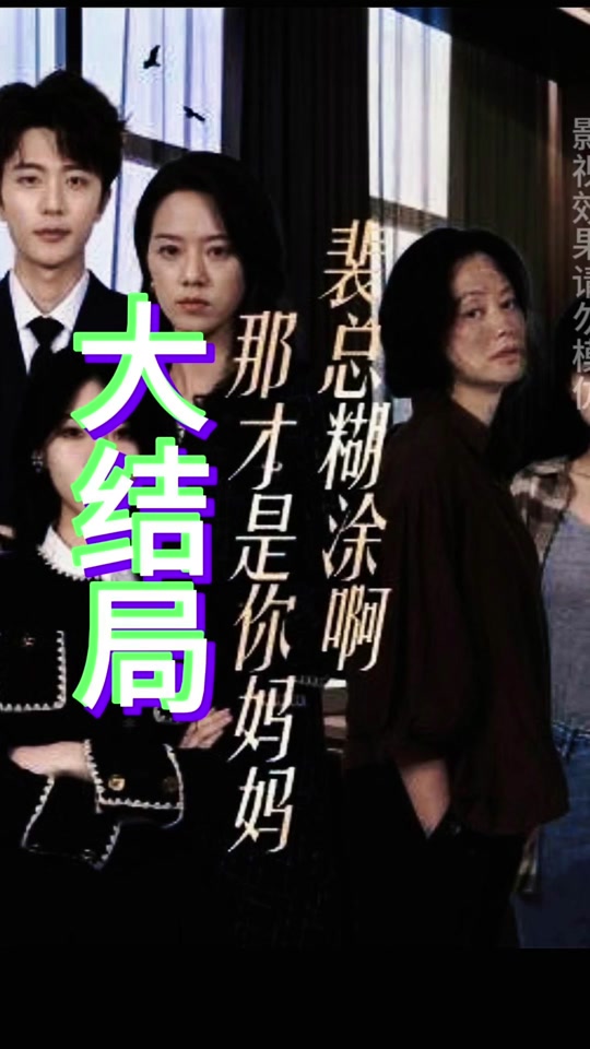 裴总糊涂啊,那才是你妈妈海报